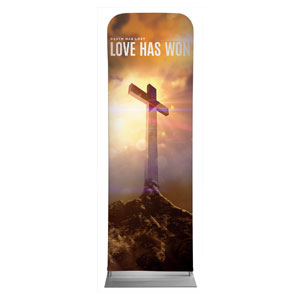 Love Has Won 2' x 6' Sleeve Banner