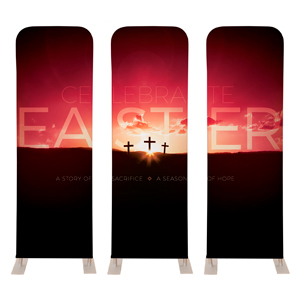Celebrate Easter Crosses 2' x 6' Sleeve Banner