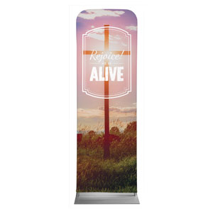 Rejoice He Is Alive 2' x 6' Sleeve Banner