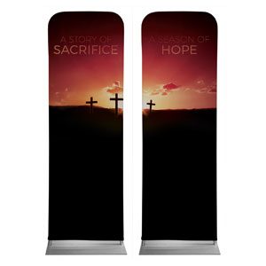 Sacrifice And Hope 2' x 6' Sleeve Banner