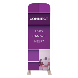 Mid Century Connect 2' x 6' Sleeve Banner