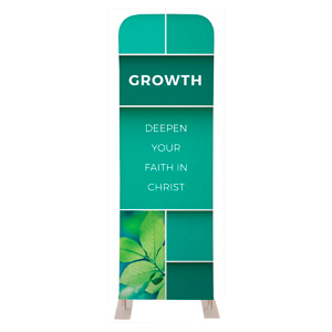Mid Century Growth 2' x 6' Sleeve Banner