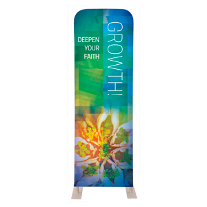 Modern Mosaic Growth 2' x 6' Sleeve Banner