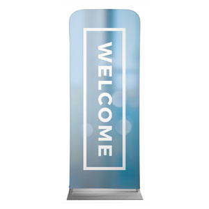 Shimmer Welcome 2'7" x 6'7" Sleeve Banners