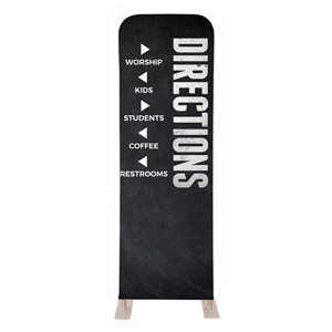 Slate Directional 2' x 6' Sleeve Banner