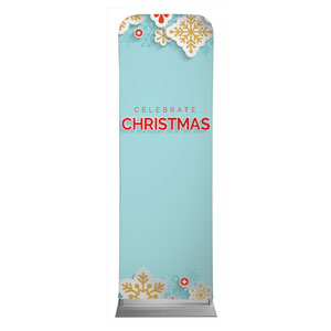 Paper Snowflakes 2' x 6' Sleeve Banner