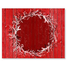 Red Winter Wreath 