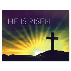 He Is Risen Cross 