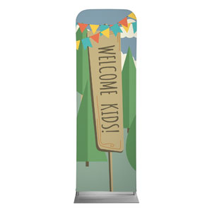 Woodland Friends Welcome 2' x 6' Sleeve Banner