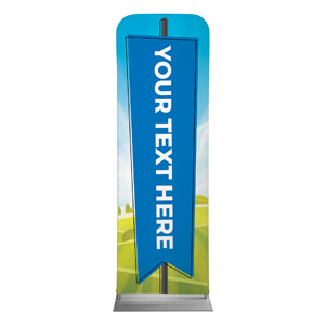 Bright Meadow Your Text Here 2 x 6 Sleeve Banner