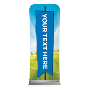Bright Meadow Your Text Here 2'7" x 6'7" Sleeve Banners