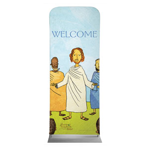 Jesus Storybook Bible 2'7" x 6'7" Sleeve Banners