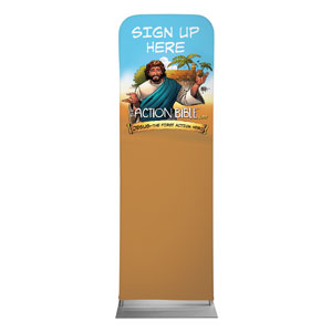 The Action Bible VBS Sign Up 2 x 6 Sleeve Banner