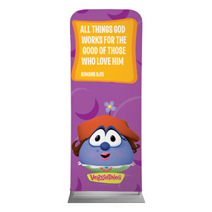 VeggieTales Romans 8:28 2'7" x 6'7" Sleeve Banners