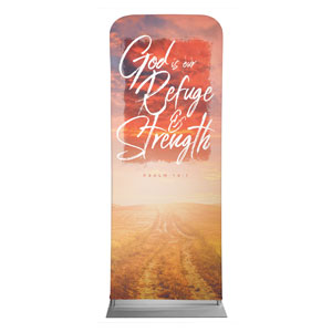 Beautiful Praise Refuge and Strength 2'7" x 6'7" Sleeve Banners