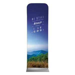 Mountains Be Still 2' x 6' Sleeve Banner