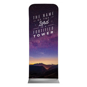 Mountains Fortified Tower 2'7" x 6'7" Sleeve Banners