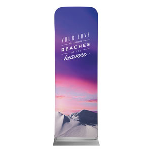 Mountains Your Love 2' x 6' Sleeve Banner