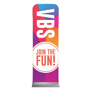 Curved Colors VBS Join the Fun 2' x 6' Sleeve Banner