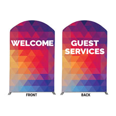 Geometric Bold Welcome Guest Services 