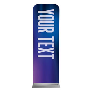 Aurora Lights Your Text Here 2' x 6' Sleeve Banner
