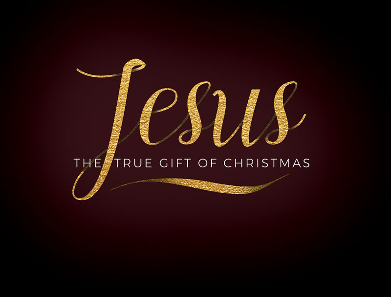 Banners, Christmas, Jesus True Gift, 9'8 x 7'2