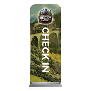 Rocky Railway Check-In 2'7" x 6'7" Sleeve Banners