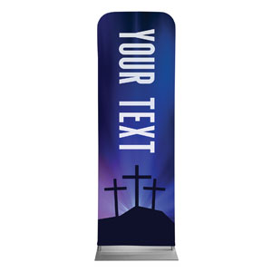Aurora Lights Celebrate Easter Your Text 2' x 6' Sleeve Banner