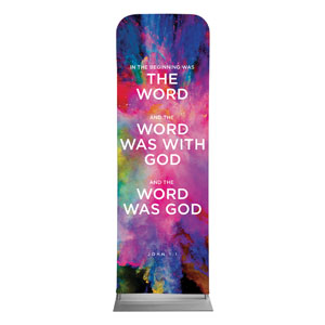 Back to Church Easter Scripture 2' x 6' Sleeve Banner