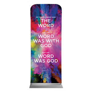Back to Church Easter Scripture 2'7" x 6'7" Sleeve Banners