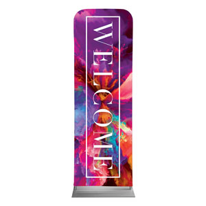 Easter Color Smoke Welcome 2' x 6' Sleeve Banner