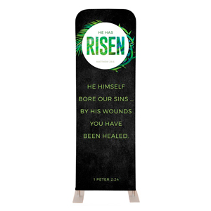 Easter Palm Crown Scripture 2' x 6' Sleeve Banner