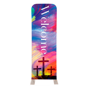 No Greater Love Welcome 2' x 6' Sleeve Banner