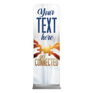 Connected Your Text 2 x 6 Sleeve Banner