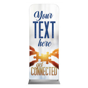 Connected Your Text 2'7" x 6'7" Sleeve Banners