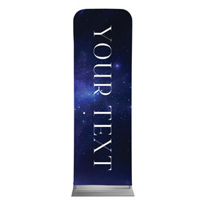 Begins With Christ Manger Your Text 2' x 6' Sleeve Banner