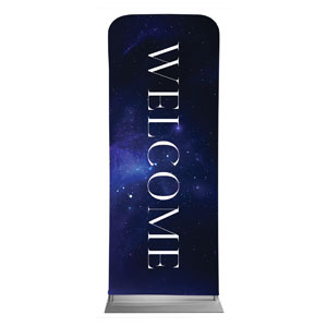Begins With Christ Manger Welcome 2'7" x 6'7" Sleeve Banners
