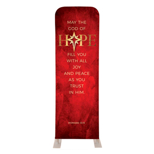 Hope Is Born Star Scripture 2' x 6' Sleeve Banner