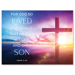 Love Easter Colors Scripture Jumbo Banners