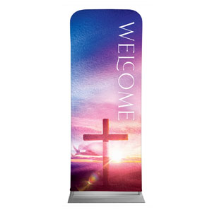 Love Easter Colors Welcome 2'7" x 6'7" Sleeve Banners