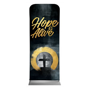 Hope Is Alive Gold 2'7" x 6'7" Sleeve Banners