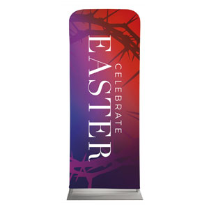 Celebrate Easter Crown 2'7" x 6'7" Sleeve Banners
