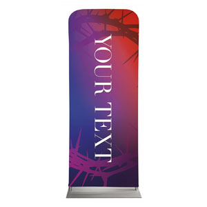 Celebrate Easter Crown Your Text 2'7" x 6'7" Sleeve Banners