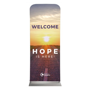 BTCS Hope Is Here Welcome 2'7" x 6'7" Sleeve Banners