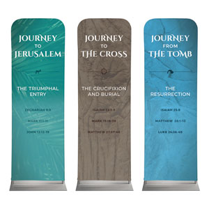 Easter Journey Trio 2' x 6' Sleeve Banner