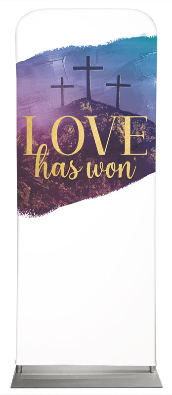 Banners, Easter, Love Has Won Paint, 2'7 x 6'7