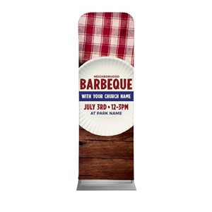 Barbeque Plate 2' x 6' Sleeve Banner