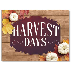 Harvest Days Jumbo Banners