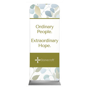 Ordinary People, Extraordinary Hope 2'7" x 6'7" Sleeve Banners