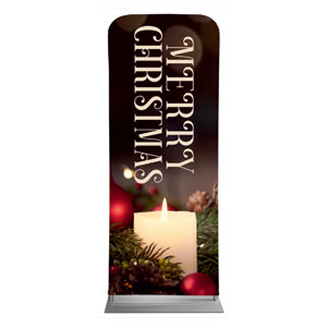 Christmas at Candle 2'7" x 6'7" Sleeve Banners